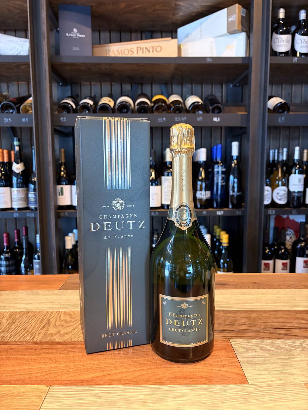 Deutz Brut Classique Champagne, een van onze kerstpakketten
